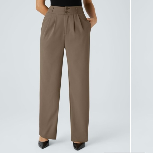 HALARA High Waisted Straight Leg Pants - Picture 1 of 12